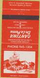 Matchbook Cover - Cantina De La Parra Whittier CA 30 Strike