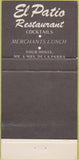 Matchbook Cover - Cantina De La Parra Whittier CA 30 Strike
