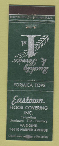 Matchbook Cover - Eastown Floor Covering Detroit? MI WEAR