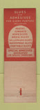 Matchbook Cover - Midland Glue Products Detroit MI WEAR