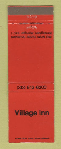 Matchbook Cover - Vilalge Inn Birmingham MI