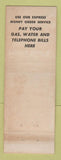 Matchbook Cover - Pfent's Beer Wine Detroit MI WEAR