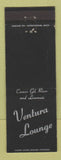 Matchbook Cover - Ventura Lounge Detroit MI