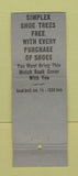 Matchbook Cover - Grieshammer's Shoes Detroit? MI Nunn Bush Freeman WEAR