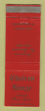 Matchbook Cover - Chateau Rouge Party Service St Clair Shores MI WEAR