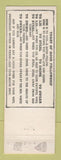 Matchbook Cover - VFW Post Walter Bruce St Clair Shores MI WEAR
