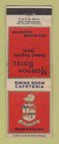 Matchbook Cover - Morton Hotel Grand Rapids MI