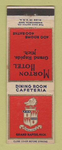 Matchbook Cover - Morton Hotel Grand Rapids MI