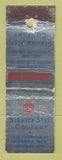 Matchbook Cover - Service Steel Company Detroit MI POOR