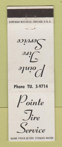 Matchbook Cover - Pointe Tire Service Grosse Pointe? MI