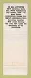 Matchbook Cover - Coachman's Inn Superior Motel Carmel by the Sea CA