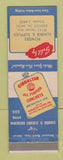 Matchbook Cover - Gibraltar Concrete Powers Lumber Detroit MI