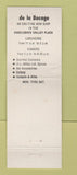 Matchbook Cover - De La Bocage Cookware El Toro CA WEAR