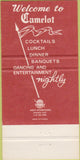 Matchbook Cover - Camelot Restaurant Santa Ana CA 30 Strike