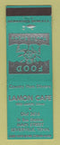 Matchbook Cover - Lamon Cafe Sevierville TN