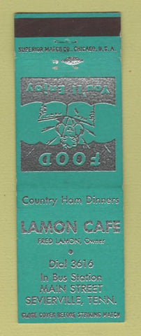 Matchbook Cover - Lamon Cafe Sevierville TN