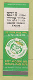 Matchbook Cover - Quaker State oil gas Berta's Warren MI