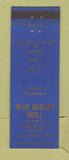 Matchbook Cover - Blue Gables Grill St Clair Shores MI