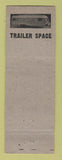 Matchbook Cover - Texaco oil gas Junction 10 & 95 Motel Coeur D'Alene ID