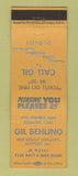 Matchbook Cover - Gil Behling Builder's Supply Detroit MI