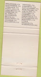 Matchbook Cover - Casa Maria Restaurant Ventura CA 30 Strike