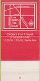Matchbook Cover - Chicago Pizza Factory Santa Ana CA 30 Strike