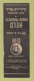 Matchbook Cover - Held Gauge Products Detroit MI