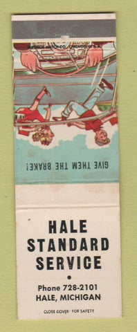 Matchbook Cover - Hale Standard oil gas Hale MI WEAR