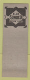 Matchbook Cover - Harper oil gas Detroit MI Sunoco