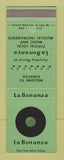 Matchbook Cover - La Bonanza Music Store Curacao Records Instruments