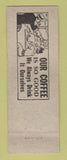 Matchbook Cover - Craig's Cafe Findlay OH
