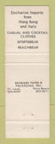 Matchbook Cover - Nat Allen Women's Clothes Resort Wear Hollywood FL WEAR