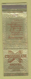 Matchbook Cover - Crossbeam Motel New Orleans LA WORN