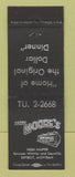 Matchbook Cover - Harry Moore's Detroit MI