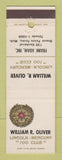 Matchbook Cover - William Oliver Lincoln Mercury Grosse Pointe Farms MI