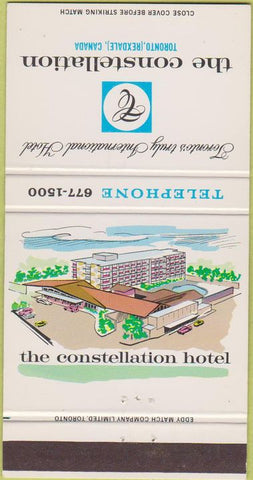 Matchbook Cover - Constellation Hotel Toronto ON 30 Strike