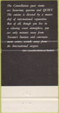 Matchbook Cover - Constellation Hotel Toronto ON 30 Strike