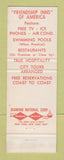 Matchbook Cover - Friendship Inn Timbers Motel Ashland OR