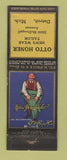 Matchbook Cover - Otto Honer Men's Clothes Tailor Detroit MI Ed Price WEAR