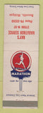 Matchbook Cover - Ray's Marathon oil gas Roseville MI