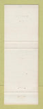 Matchbook Cover - Quaker State oil gas Lubricants