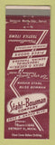 Matchbook Cover - Stahl Bowman Textile Sewing Thread Detroit MI