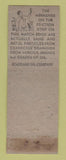 Matchbook Cover - Iso Vis Standard oil gas Kubesh Courtade Traverse City MI WORN