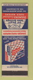 Matchbook Cover - Diamond Embossed Paper Napkins