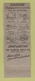 Matchbook Cover - Diamond Embossed Paper Napkins