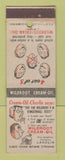 Matchbook Cover - Wildroot Cream Oil Lanolin Hair Product WEAR