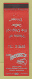 Matchbook Cover - Harry Moore's Restaurant Detroit MI