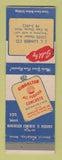 Matchbook Cover - Gibraltar Concrete JL Lumber ST Clair Shores MI