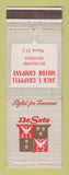 Matchbook Cover - DeSoto Cars Jack Chappell Richland GA WEAR