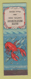Matchbook Cover - Elite Restaurant Canton OH lobster
